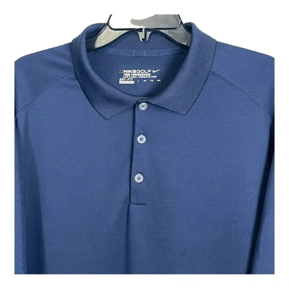 Nike Golf Polo Dri-Fit Fields Ranch Golf Course Texas Navy‎ Blue Men Size XXL - Picture 5 of 8